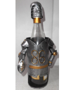 Rustic 86 Football Player Metal Wine Liquor Bottle Holder Barware Bar Ma... - £20.90 GBP