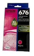 Epson 676XL PRO Magenta (WP-4020-4530-4540) C13T676320 NEW In Box - $15.31