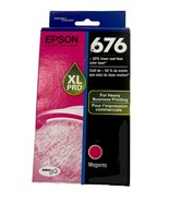 Epson 676XL PRO Magenta (WP-4020-4530-4540) C13T676320 NEW In Box - $15.31