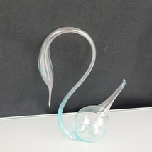 Fragile Delicate Art Hand Blown Glass Murano Style Swan - £15.52 GBP