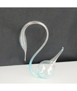 Fragile Delicate Art Hand Blown Glass Murano Style Swan - £15.49 GBP