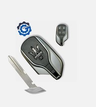 NEW OEM MASERATI LEVANTE QUATTROPORTE GHIBLI REMOTE SMART KEY FOB  W/ BLADE - $163.04 CAD
