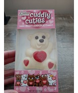 Palmer Cuddly Cuties Bear White Chocolate Valentines Day Candy Figure 3 oz - £7.83 GBP