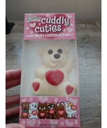 Palmer Cuddly Cuties Bear White Chocolate Valentines Day Candy Figure 3 oz - $13.41 CAD