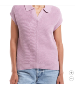 Weatherproof Vintage Cotton Cap Sleeve Sweater Purple Women&#39;s Sz XL NWT - $21.29