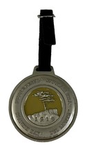 Pebble Beach Resorts Golf Bag Tag - Metal Medallion 1919 &amp; Leather Tag Nice - $13.10
