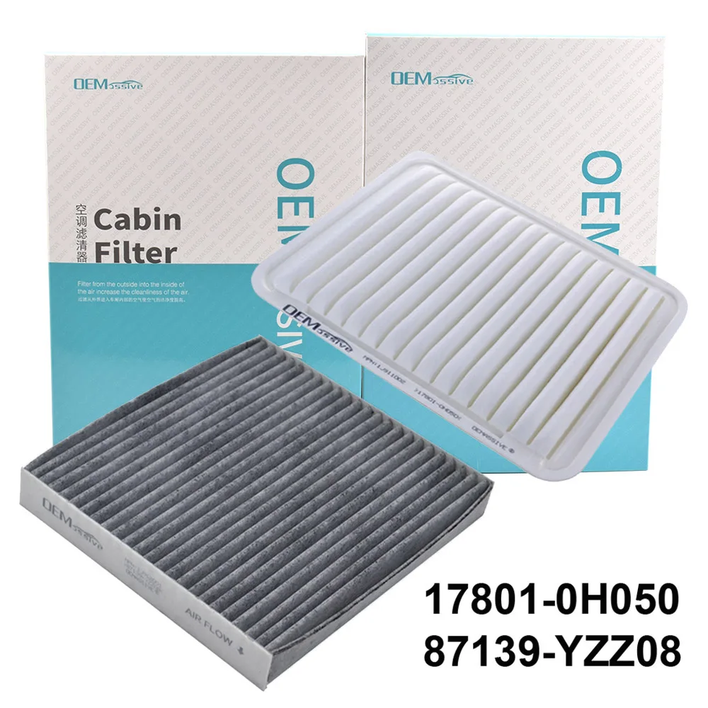 Combo Set Engine Cabin Pollen Air Filter For Toyota Camry XV40 XV50 Venza 2.4L - £15.16 GBP