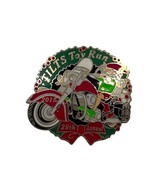 Tilts 20 15/29 Annual Toy Run Collectible Pin Badge Elf On Motorcycle Bi... - $134.68 MXN