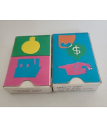 Vtg 1968 Art Linkletters House Party Game Part Replacement 2 Mini Decks ... - $16.82 CAD