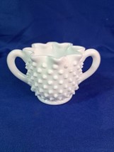  Fenton hobnail Milk Glass sugar bowl - $16.82