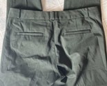Banana Republic Army Green Dress Pants- Sloan Flat Front Pleated leg Size 4 - £21.44 GBP