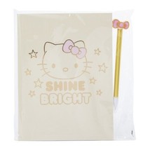 Sanrio Hello Kitty Shine Bright Journal Set With Pen Kuromi Melody NEW SEALED - £12.60 GBP