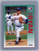 1992 Fleer #320 Nolan Ryan Card Texas Rangers Card - £1.55 GBP