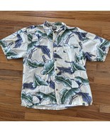 Tommy Bahama Floral Hawaiian  Button Down Shirt Size Adult Men&#39;s Large L... - £13.69 GBP