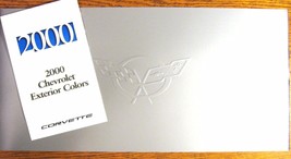 2000 Corvette Prestige Brochure w/ Env  &amp; Color Paint Chip &amp; Trim Folder... - $20.79