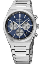 Seiko Essential Chronograph Blue Dial Mens Watch SSB453 - $352.44