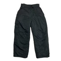 Black Adjustable Lined Warm Winter Snow Pants Snowsuit by Athletech Size... - £14.74 GBP