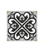 Mexican Mission Cement Tile Handcrafted 10 sqf - Andalucia2 - 8x8" - $199.00
