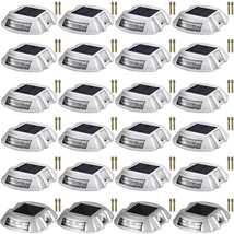 VEVOR Driveway Lights 24-Pack Solar Driveway Lights Bright White with Sc... - $212.64