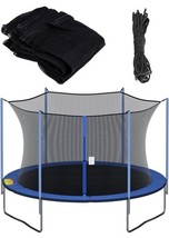 Trampoline Safety Net Replacement Enclosure 12 Foot Trampoline 6 Pole - $19.79