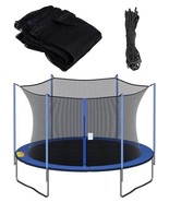 Trampoline Safety Net Replacement Enclosure 12 Foot Trampoline 6 Pole - $27.12 CAD
