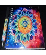 4X6 Notebook with Matching Pen - Rainbow Mandala - $5.00