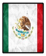 Flag Mexico 50 X 60 inch (Medium) Fleece Blankets and Throws - $21.76 CAD