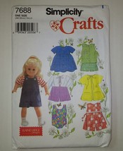 Simplicity 7688 Clothes for 18&quot; Doll - £10.27 GBP