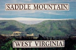 Saddle Mountain West Virginia Medium Postcard Magnet - $69.07 MXN