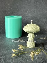 Amanita Mushroom Sculpture Candle Soap  Silicone Mold Mushroom Candle Mold - £18.28 GBP