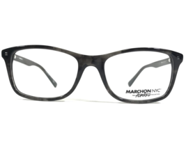 Marchon Eyeglasses Frames M-8500 005 Black Gray Marble Square Full Rim 53-18-140 - £18.51 GBP