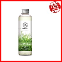 Aromatherapy Lemongrass Reed Diffuser Refill 200ml - Fresh, Invigorating... - $636.42 MXN