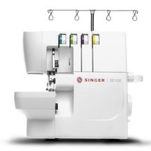 SINGER | S0100 White Overlock Serger with 2/3/4 Thread Capacity and 1300... - $347.99