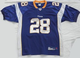 Minnesota Vikings Jersey Adrian Peterson #28 Reebok NFL Joueurs Taille 52 Piqué - $65.13