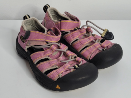 KEEN Kids Girls Newport Waterproof Hiking Trail Sandals Sport Shoes 13 Pink - £13.54 GBP