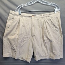 JT Beckett Men&#39;s Khaki Shorts Sz 38 100% Cotton - £9.60 GBP