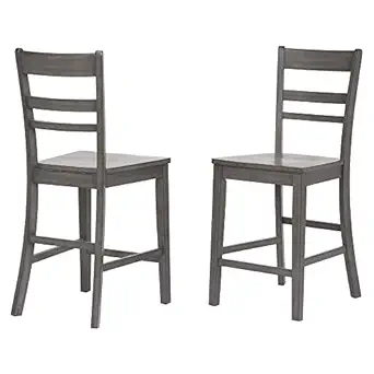 Sunset Trading Shades of Gray Barstool, Weathered Grey - $564.99