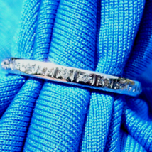 Earth mined Diamond Eternity Wedding Band Platinum Anniversary Ring Size 6.25 - €1.137,06 EUR