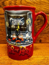 Disney The Twilight Zone Tower Of Terror 3D Red Mug Cup Mickey Goofy Don... - £10.79 GBP