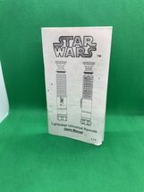 Star Wars Lightsaber Universal Remote MANUAL Only! Vtg 90s Rare - $12.46