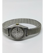 Vintage Silver Toned Seiko Quartz SQ Ladies Watch - £15.02 GBP