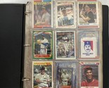 1970s And 80s Vintage Card Lot Collection Binder Bench Carew Palmer Bret... - $74.41