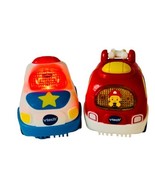 Vtech Go Go Smart Wheels Police Car Fire Truck Light and Sound SEE VIDEO - $14.01