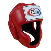 FAIRTEX HG3 MUAY THAI HEADGEAR Large HEADGUARD BOXING MMA SPARRING KICKB... - $99.00