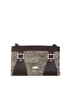 Miche Classic Shell Only Roxanne Brown &amp; White Tweed With Buckles - $19.99