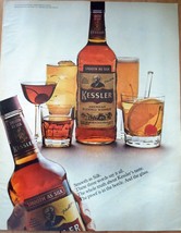 Kessler Kentucky Blended Whiskey Smooth  Silk Print Magazine Advertiseme... - £3.18 GBP