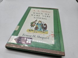 When We Were Very Young, AA Milne, EH Shepard, DJ, 1961 Edition - $9.89