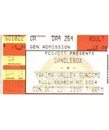 Vintage Candlebox Ticket Stub October 22 1995 Yakima Washington - £19.75 GBP