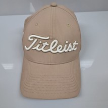 Titleist Golf Hat Strapback Baseball hat pro v1 khaki color Footjoy  - £9.92 GBP