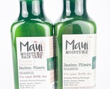 Maui Moisture Hair Care Bamboo Fibers Shampoo 13oz Lot of 2 - £21.26 GBP